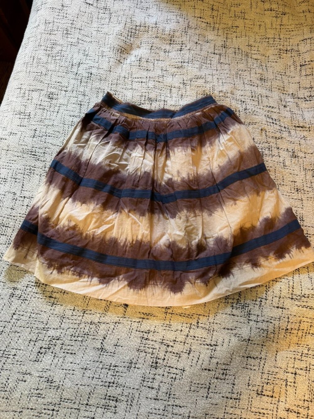 Anthropologie Edme & Esyllte Striped/Lined Skirt Size 2
